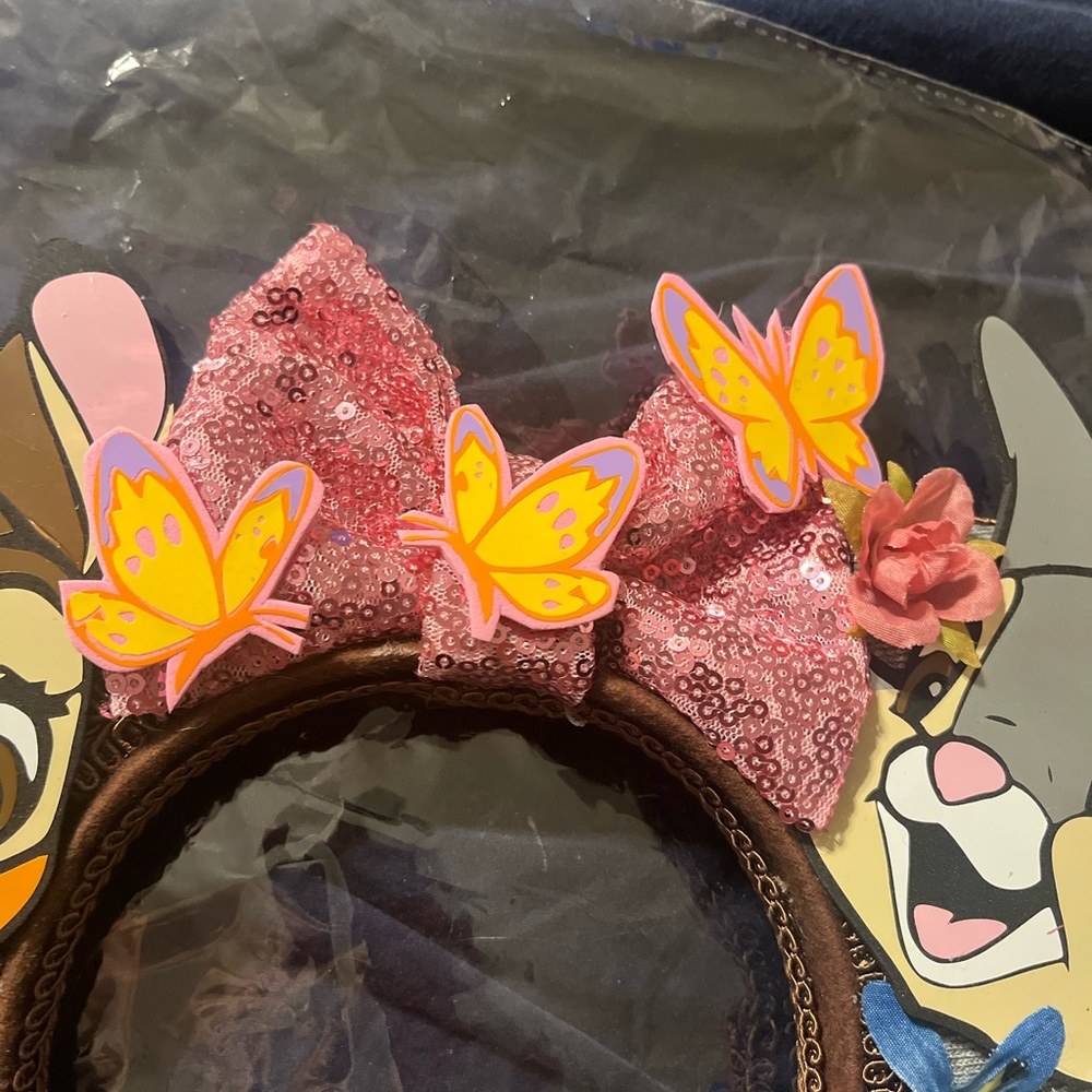Custom Bambi and Thumper Floral Headband - Picture 3 of 6